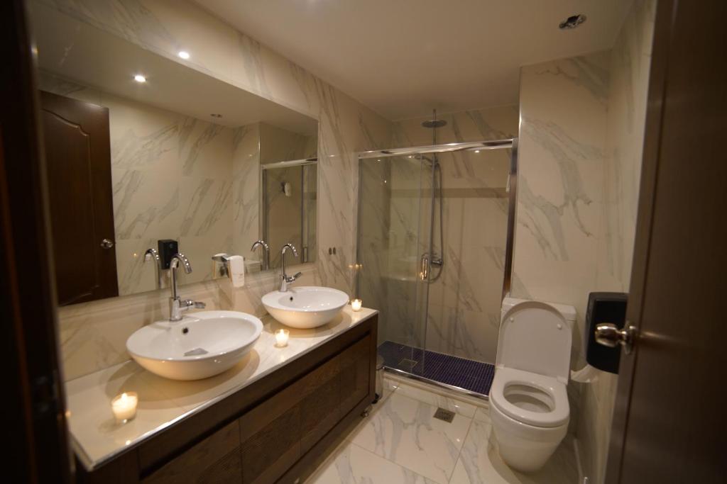 Kúpeľňa v ubytovaní Corali Resort