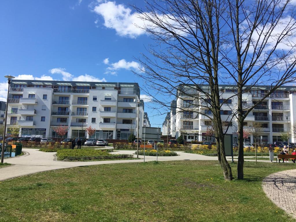 Budynek, w którym mieści się apartament