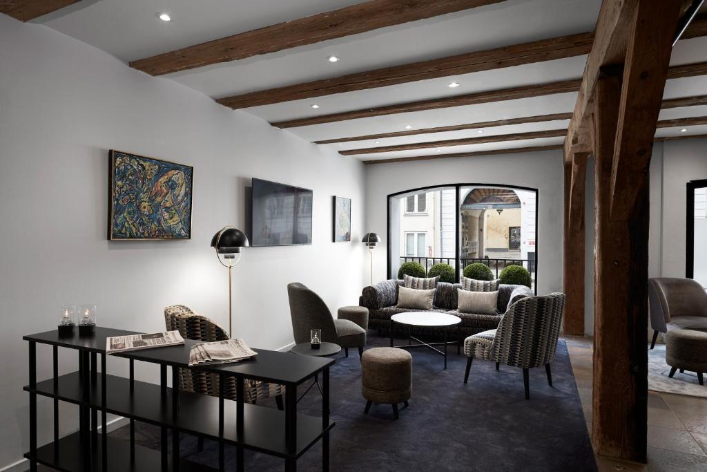 Un lugar para sentarse en 71 Nyhavn Hotel