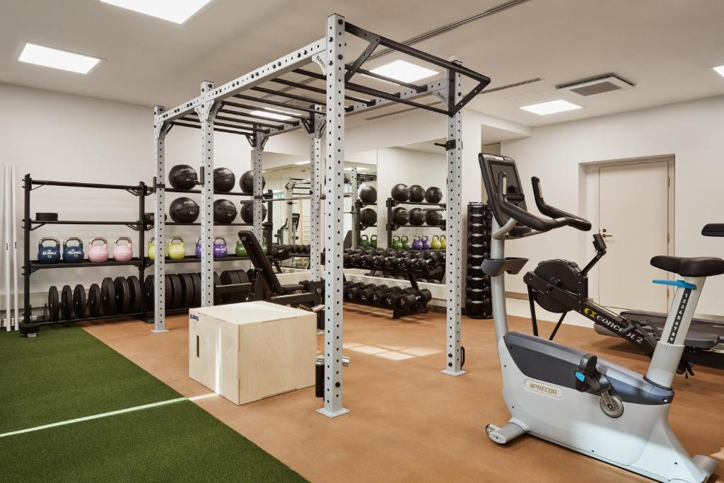 Fitness centrum a/nebo fitness zařízení v ubytování Hotel St. George Helsinki
