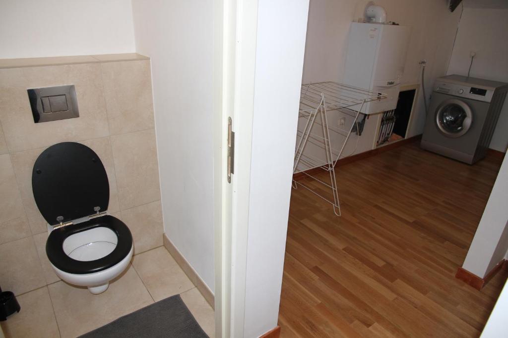 Koupelna v ubytování Appartement Courcelles