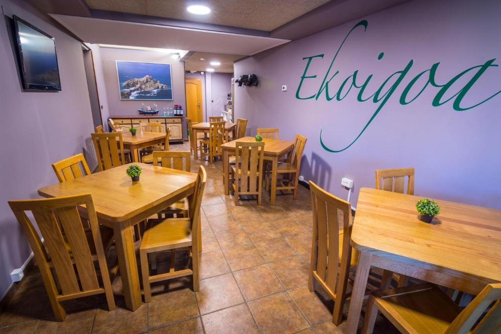 Restaurace v ubytování Casa Rural Ekoigoa