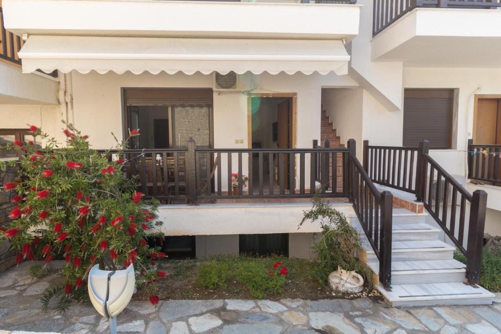 Balkón nebo terasa v ubytování Alexger Psakoudia Seaview House
