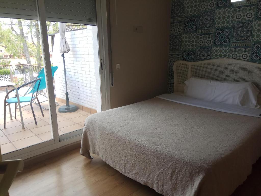 Postel nebo postele na pokoji v ubytování Hotel 139