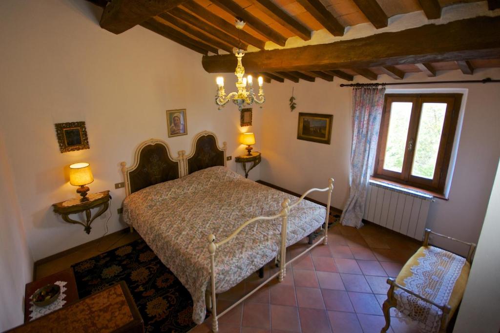 Postel nebo postele na pokoji v ubytování Agriturismo Corvaia