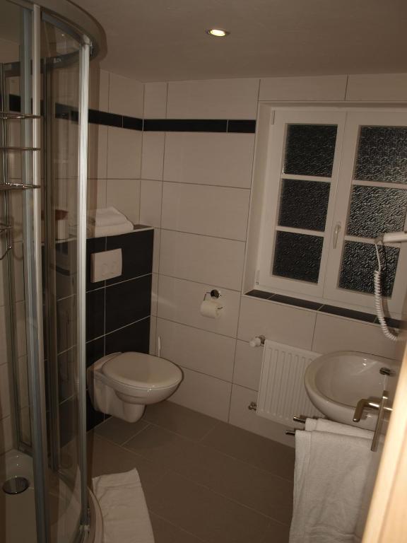 Koupelna v ubytování Hotel Kaiserhof