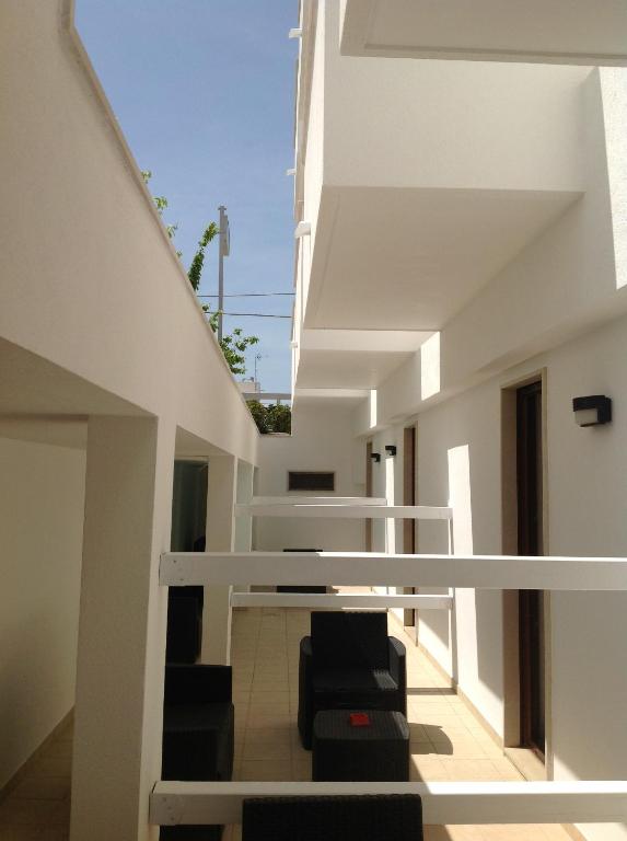 a view from the balcony of a house at Hotel Corallo in Torre Santa Sabina