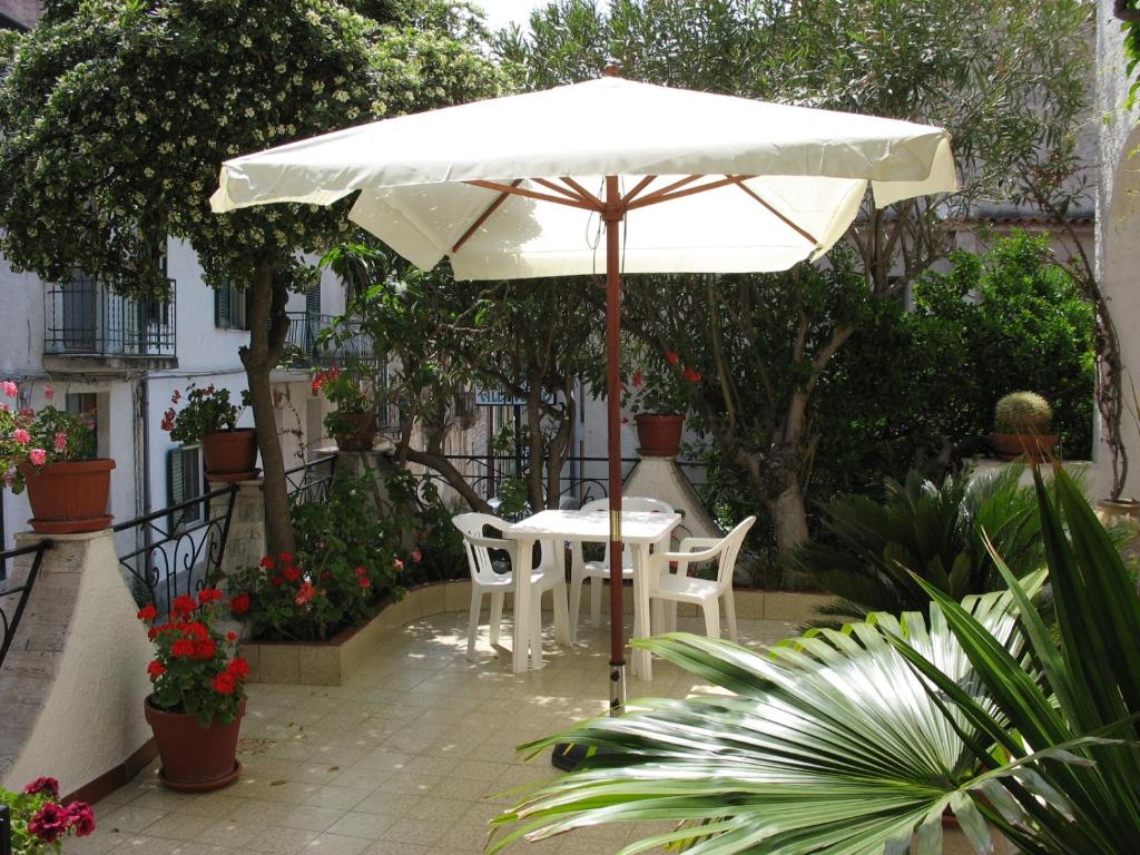 Zahrada ubytování Albergo Villa Verde