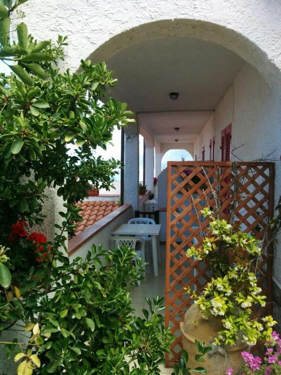 Zahrada ubytování Albergo Villa Verde