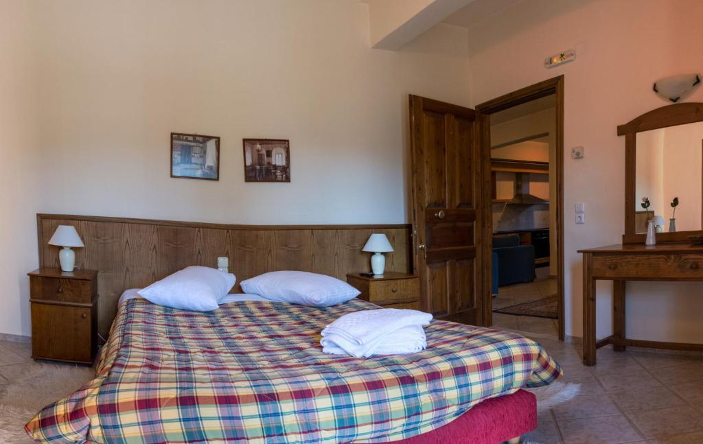 Posteľ alebo postele v izbe v ubytovaní Mountain House