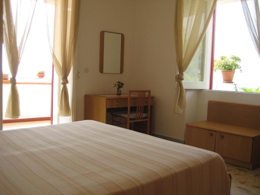 Postel nebo postele na pokoji v ubytování Albergo Villa Verde