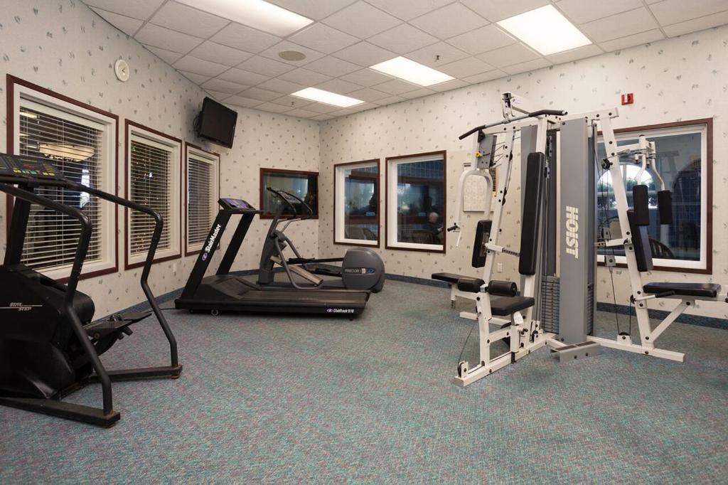 Fitness centrum a/nebo fitness zařízení v ubytování Shilo Inn Suites Ocean Shores