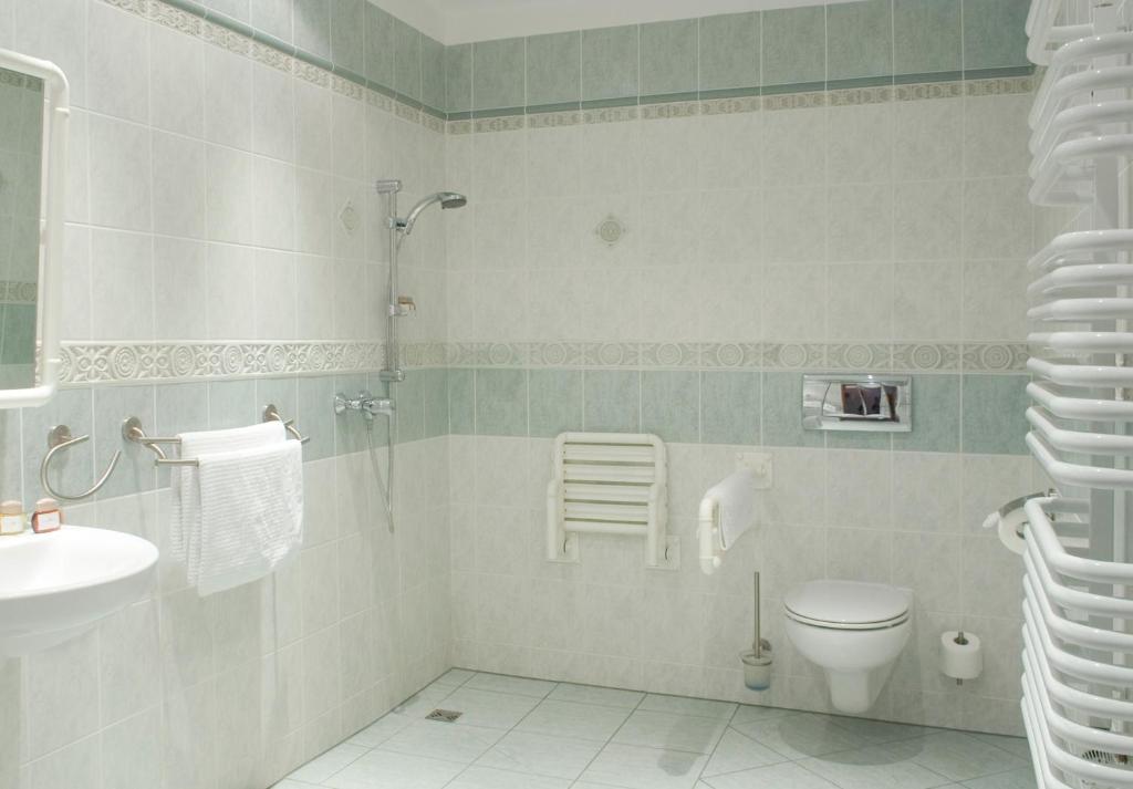Koupelna v ubytování Łeba Hotel & Spa