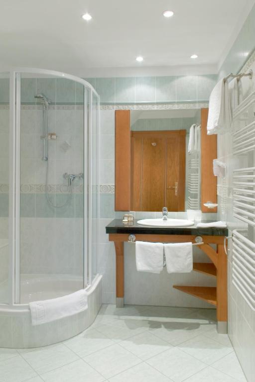 Koupelna v ubytování Łeba Hotel & Spa
