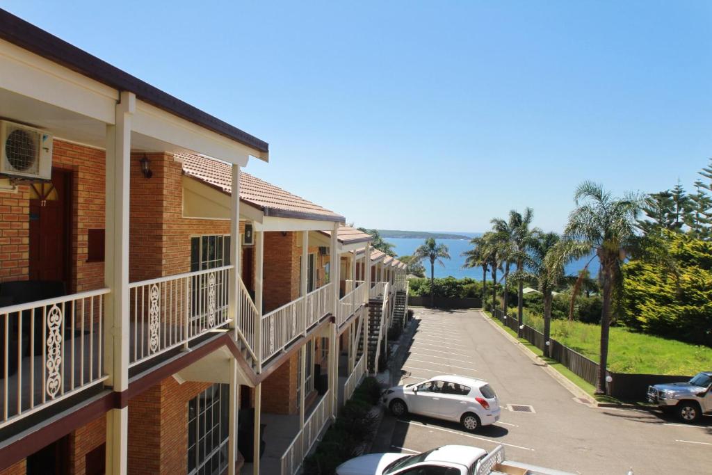 Balkonas arba terasa apgyvendinimo įstaigoje Twofold Bay Motor Inn