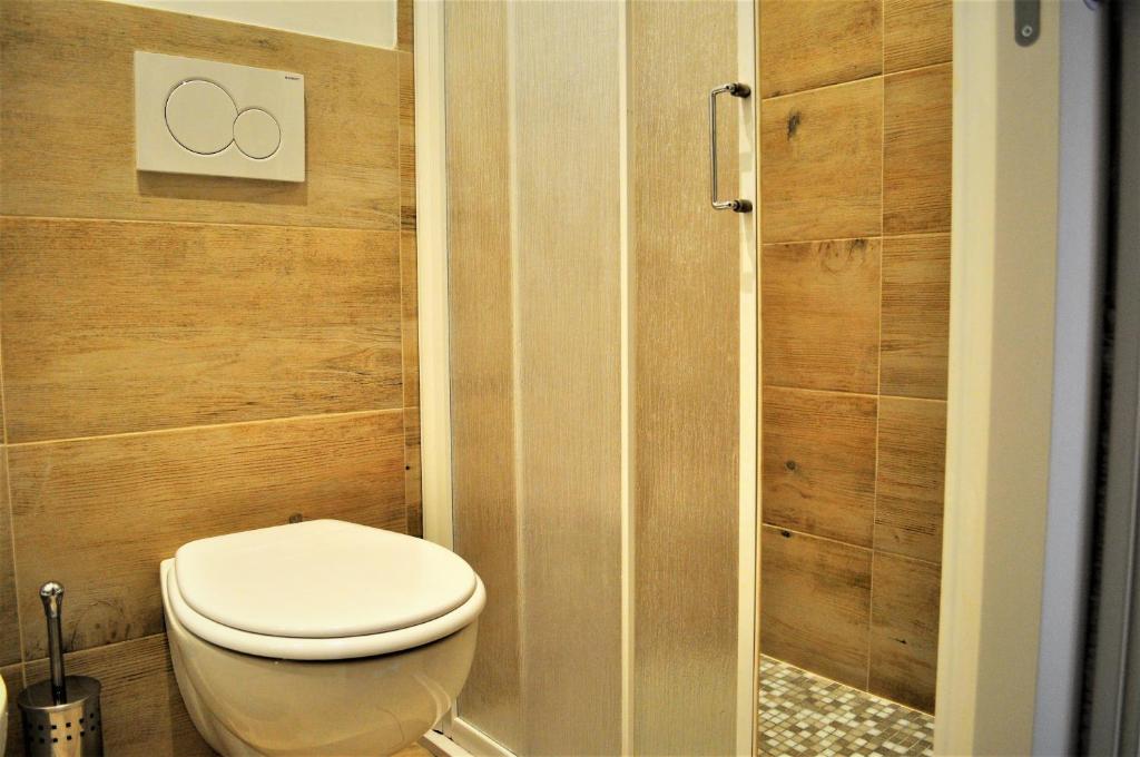 Koupelna v ubytování Hotel Corallo Garnì