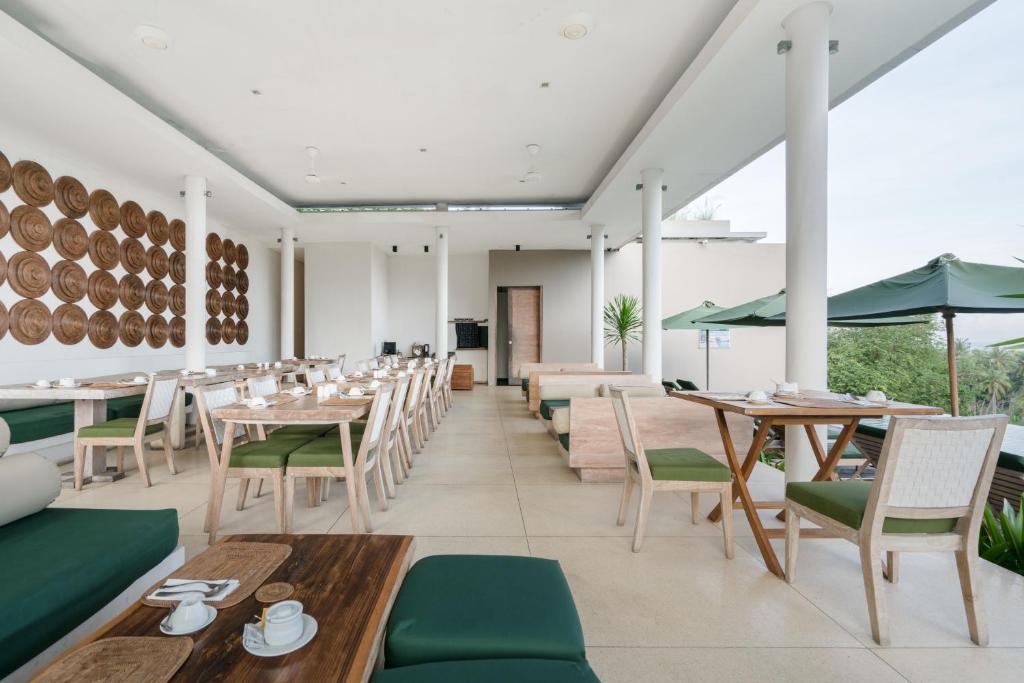 Posezení v ubytování Svarga Resort Lombok
