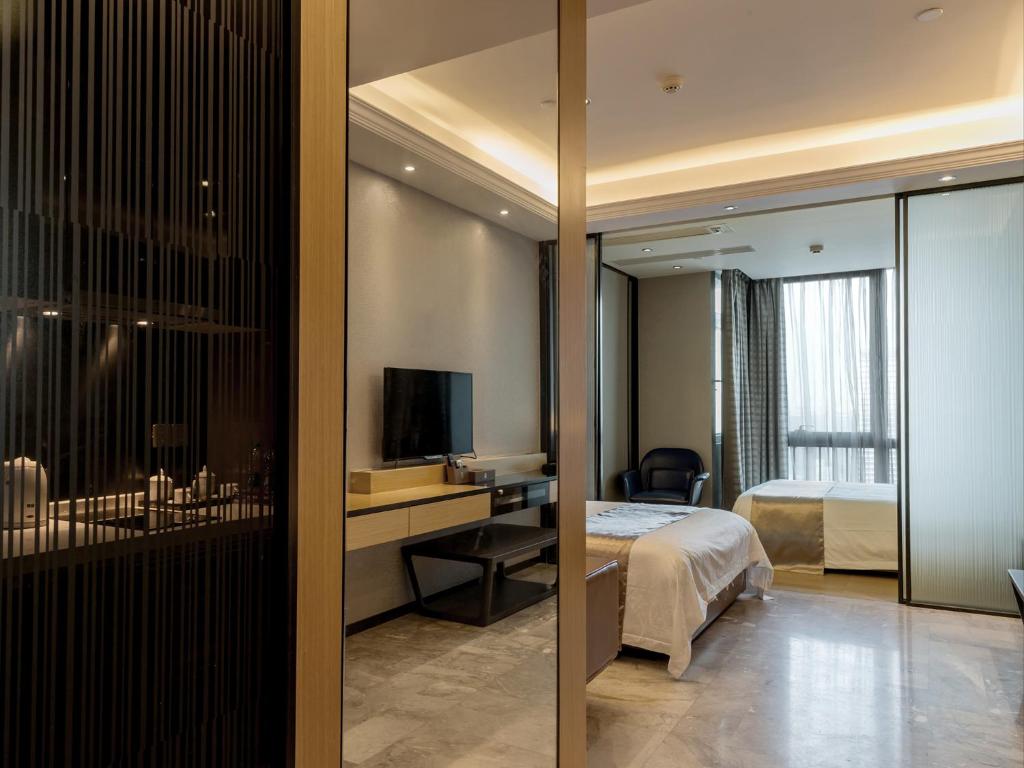 Boman Holiday Apartment Bei Jing lu Jie Deng Du Hui Branch - Estudio Ejecutivo Con Cama Gemela