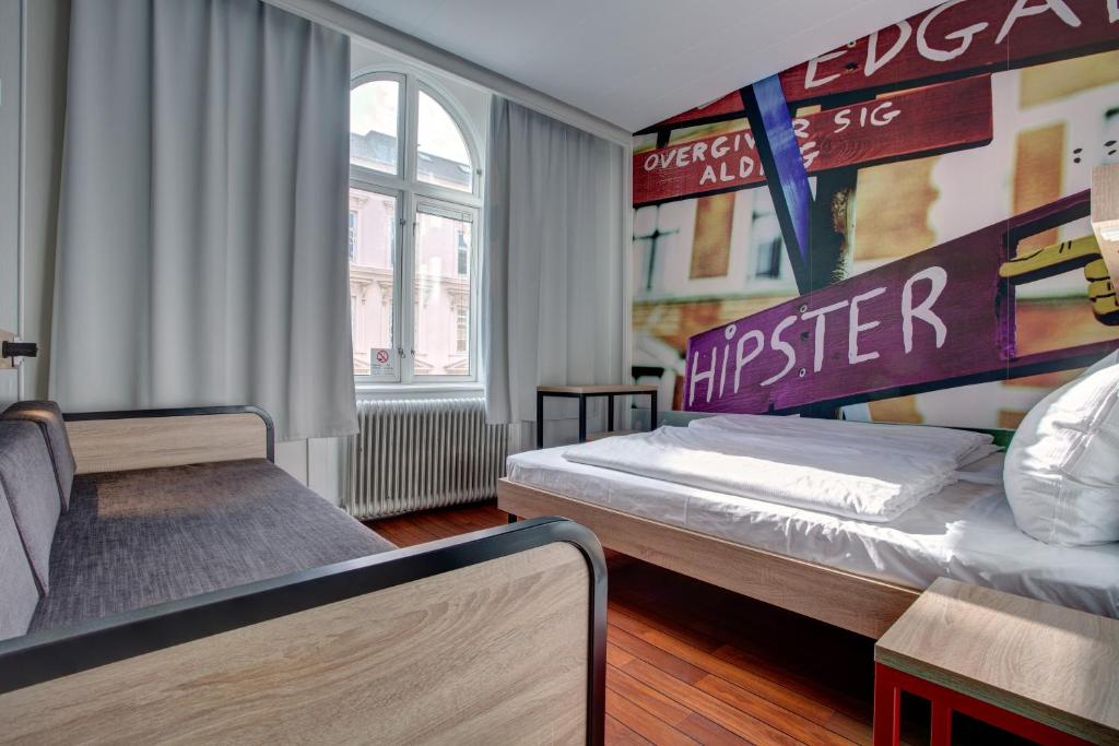 Posezení v ubytování Urban House Copenhagen by MEININGER