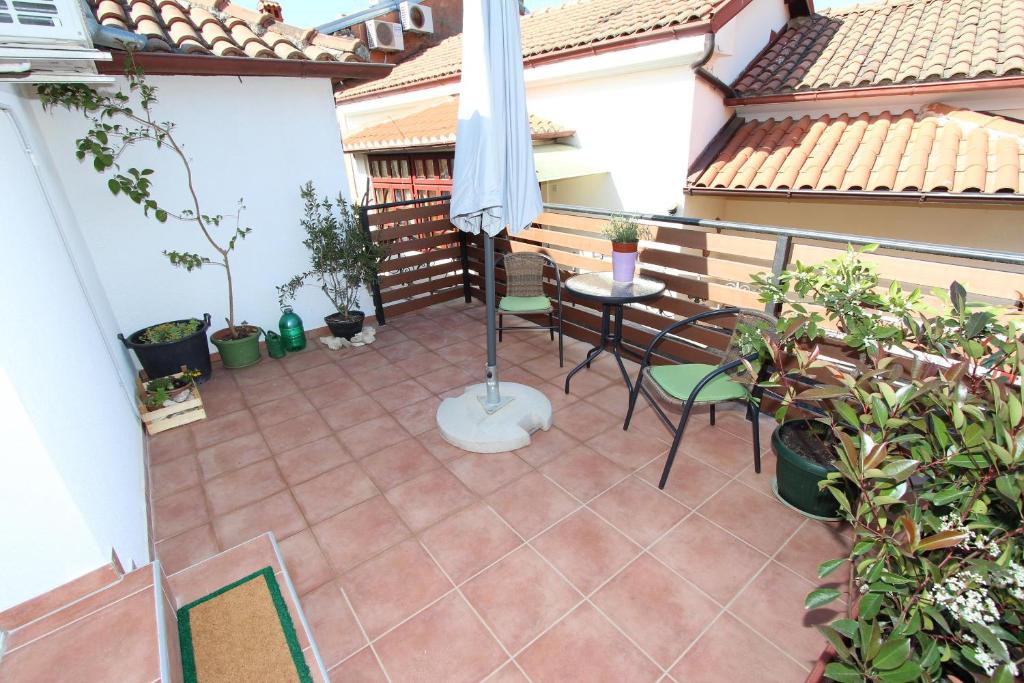 Balkon lub taras w obiekcie Apartments Sorriso