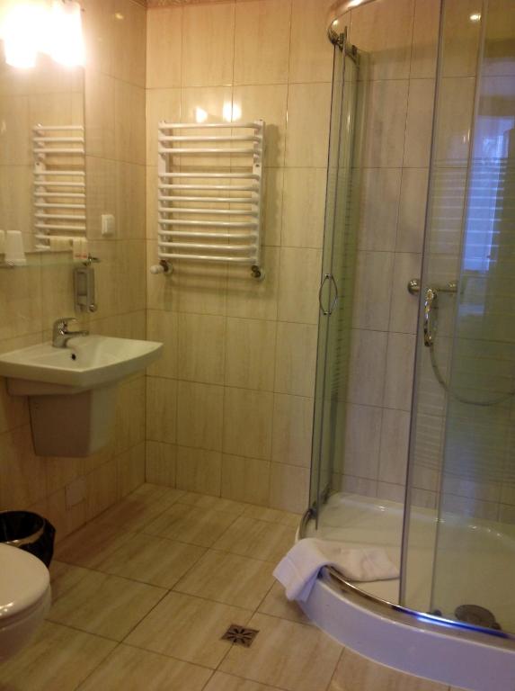 Kúpeľňa v ubytovaní Hotel Feniks