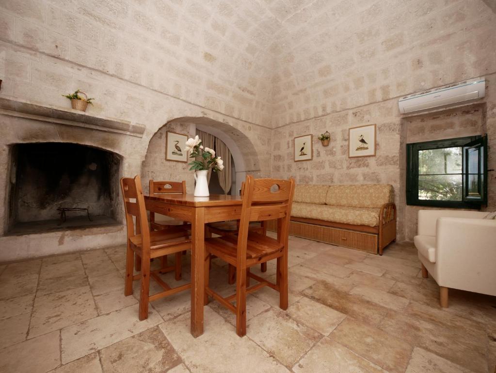 Posezení v ubytování Masseria Maccarone