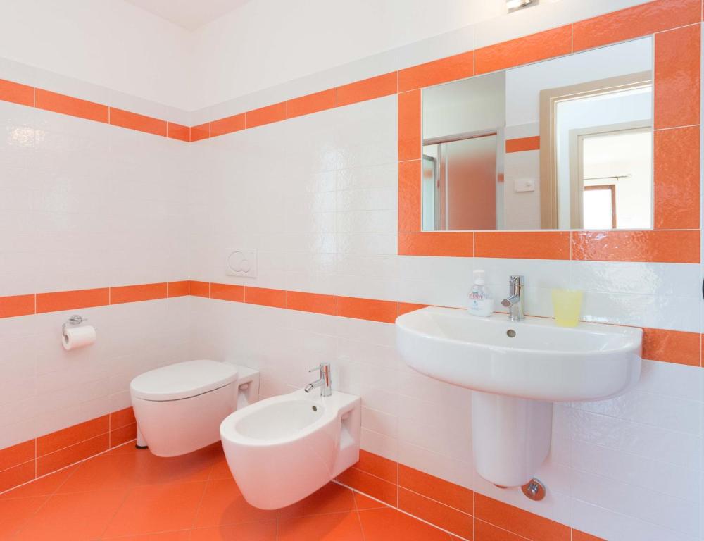 Koupelna v ubytování B&B Lori