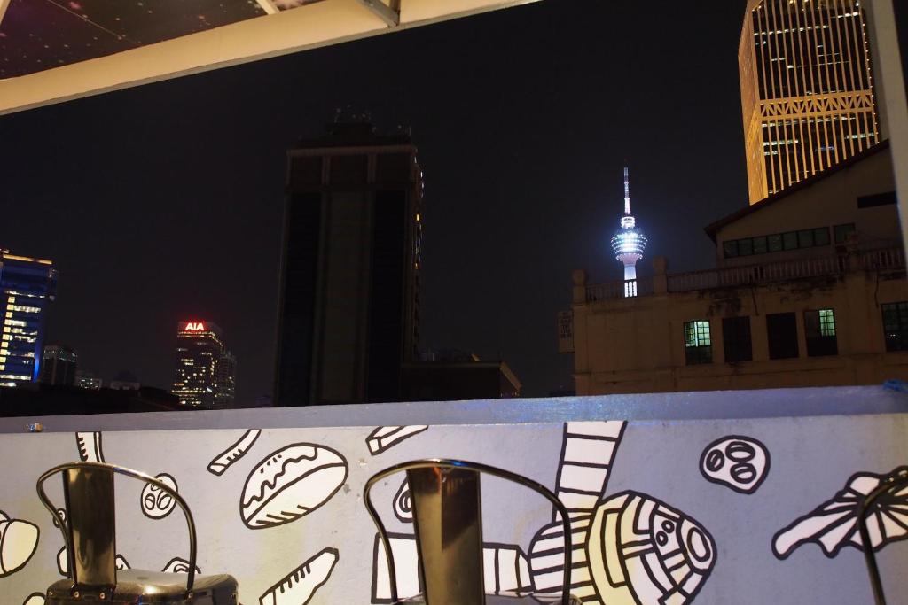 Balkón nebo terasa v ubytování Space Hotel @ Chinatown Kuala Lumpur