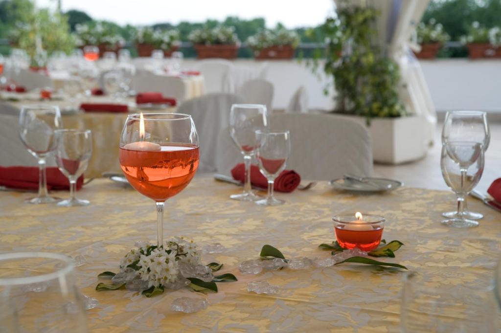 Nápoje v ubytování Hotel Roma Aurelia Antica
