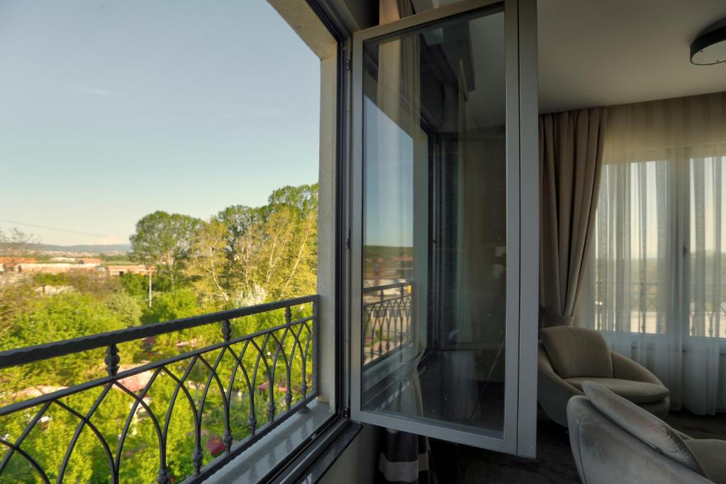 Balkón nebo terasa v ubytování Amazona Hotel
