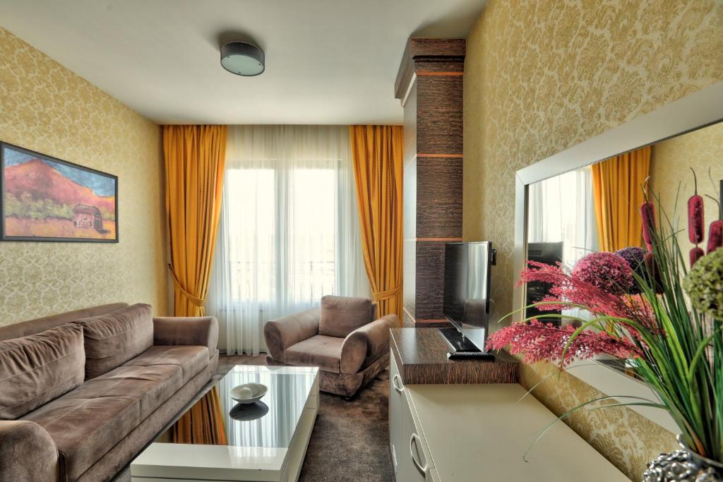 Posezení v ubytování Amazona Hotel