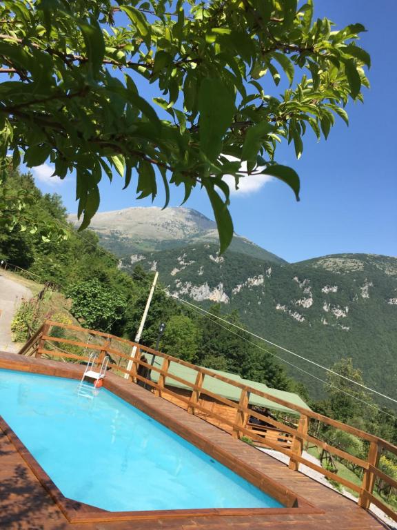 Nespecifikovaný výhled na hory nebo výhled na hory při pohledu z bed and breakfast