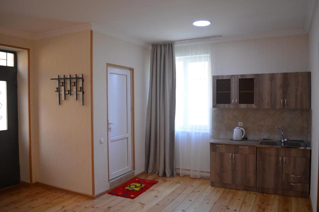Kuchyň nebo kuchyňský kout v ubytování Ekaterine Guest House