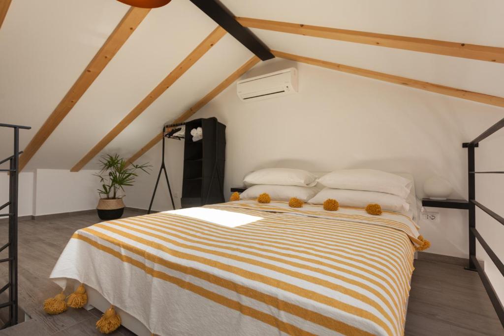 Letto o letti in una camera di Apartments Stube 4