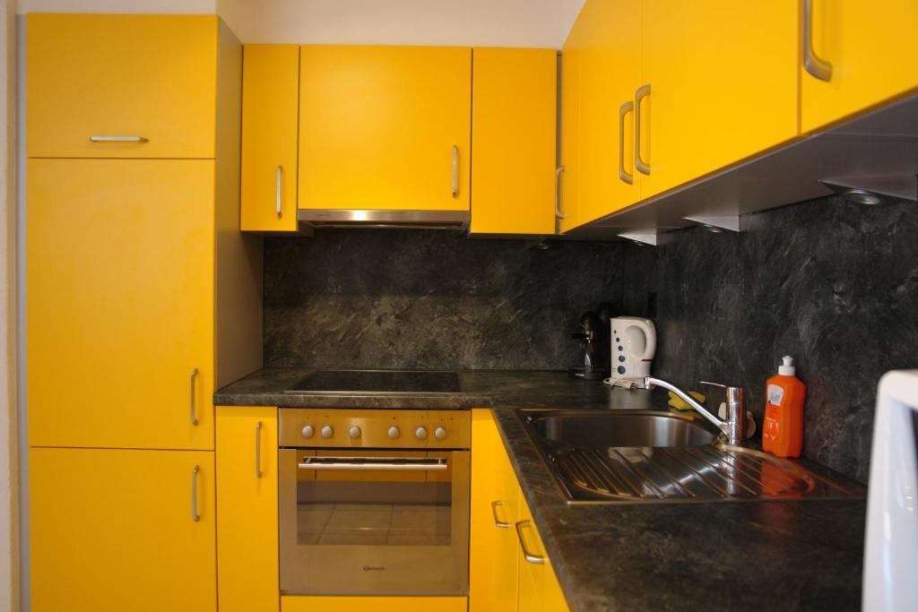 A cozinha ou kitchenette de Myzermatt Monazit