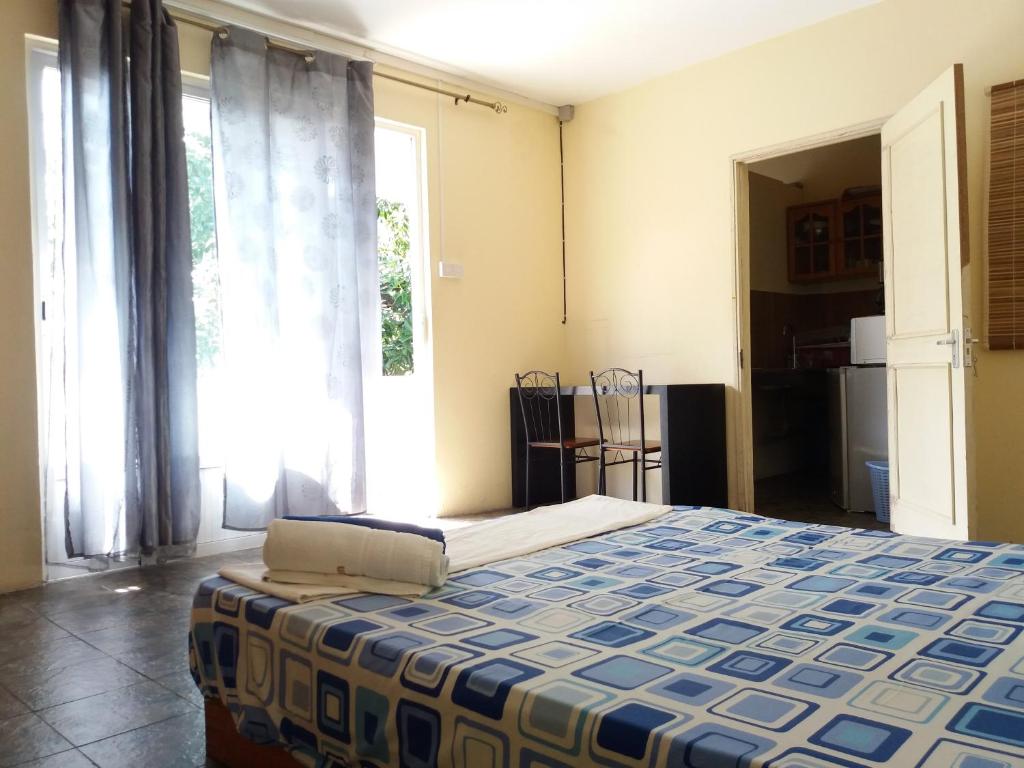 Postel nebo postele na pokoji v ubytování Freestyle suit