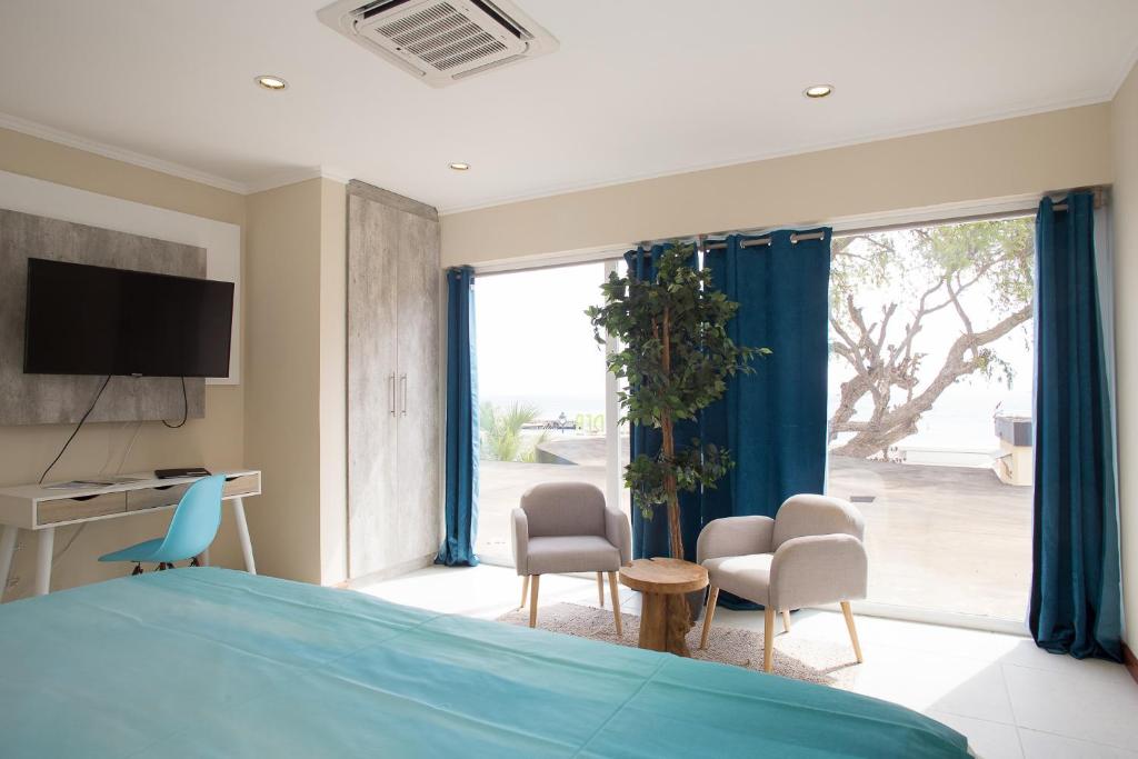 TV a/nebo společenská místnost v ubytování Hotel Islander Bonaire