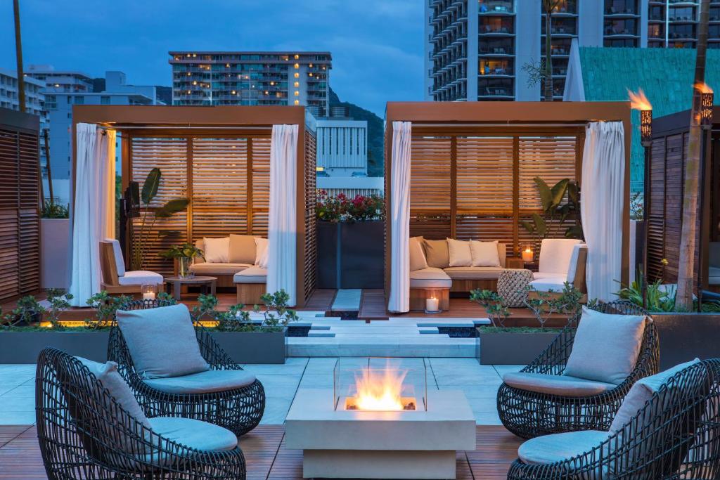 Posezení v ubytování 'Alohilani Resort Waikiki Beach