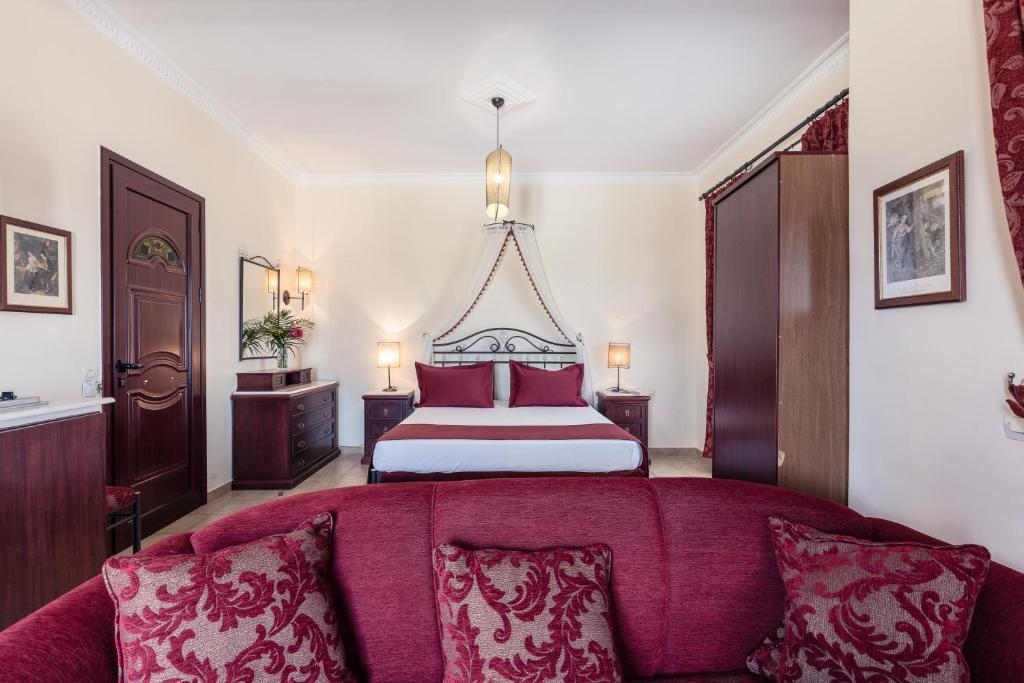 
Ένα ή περισσότερα κρεβάτια σε δωμάτιο στο Ξενοδοχείο Αγκίστρι
