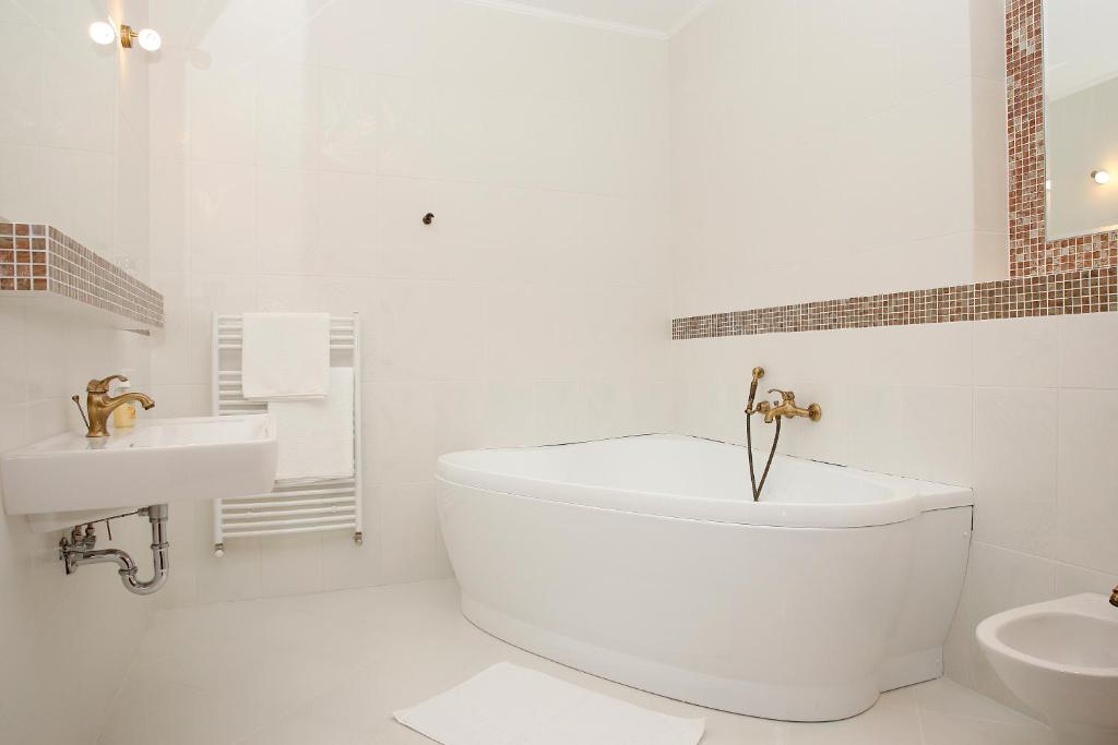 Kúpeľňa v ubytovaní Hotel Majolika