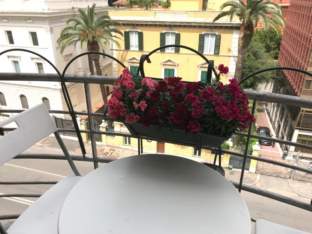 Balkon lub taras w obiekcie Morgagni House