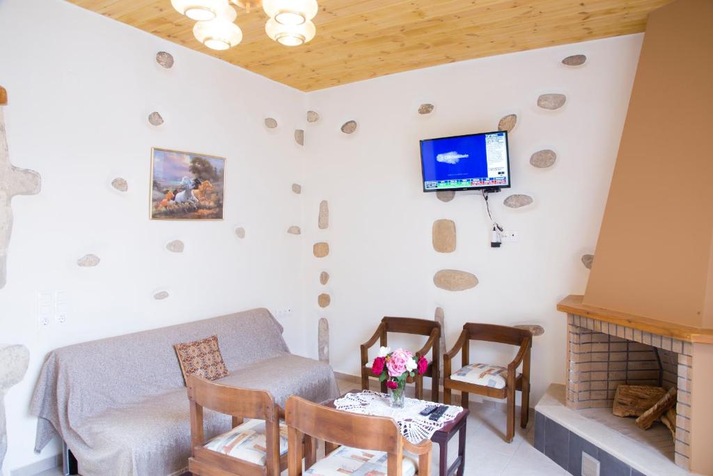 Telewizja i/lub zestaw kina domowego w obiekcie Villa Cardia