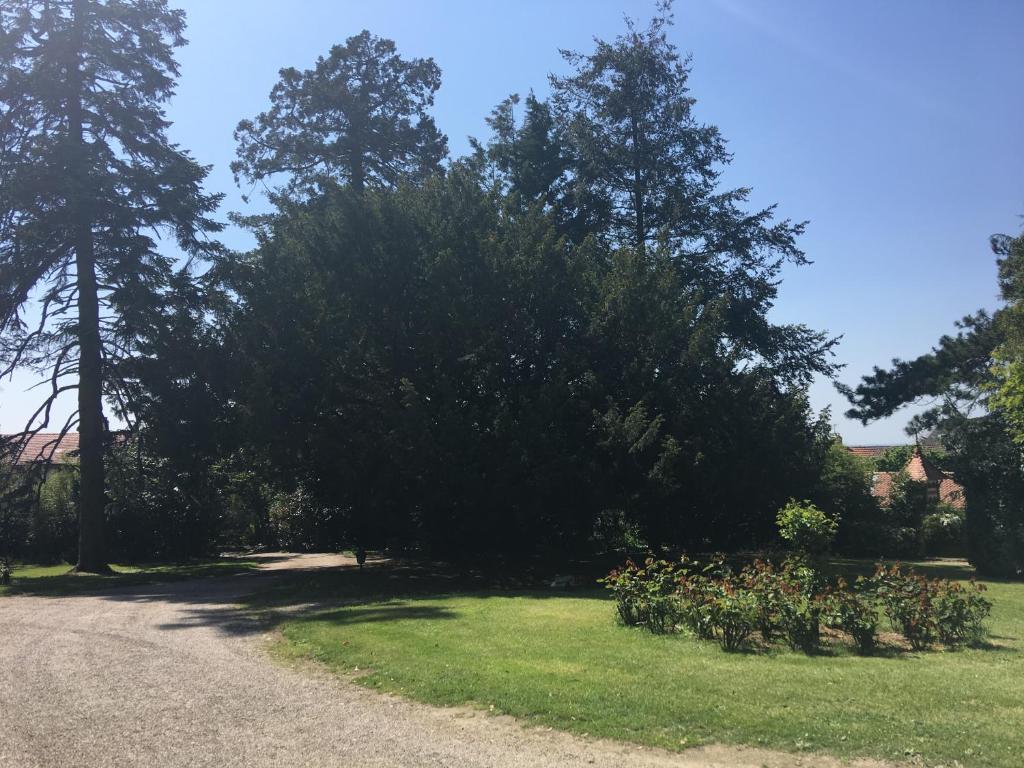 Ein Garten an der Unterkunft Le Château des Tourelles en Vendée