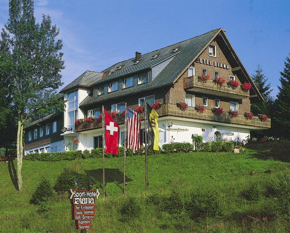 Zahrada ubytování Hotel Diana