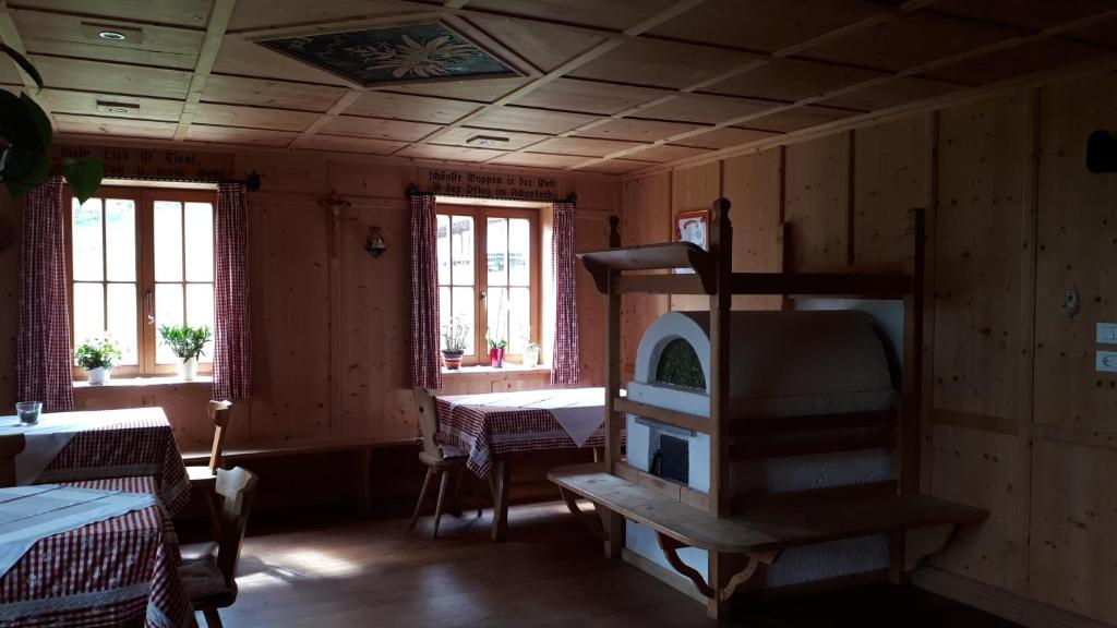 Postel nebo postele na pokoji v ubytování Moarhof
