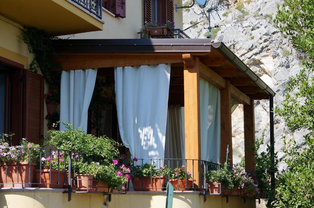 Balkón nebo terasa v ubytování B&B Lo Sparviero