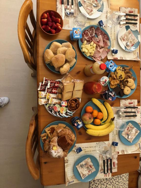 Jedlo v ubytovaní bed & breakfast alebo blízkom okolí