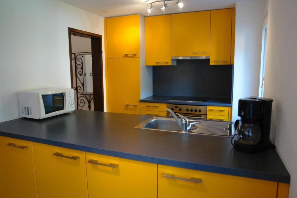 A cozinha ou kitchenette de Myzermatt Monazit