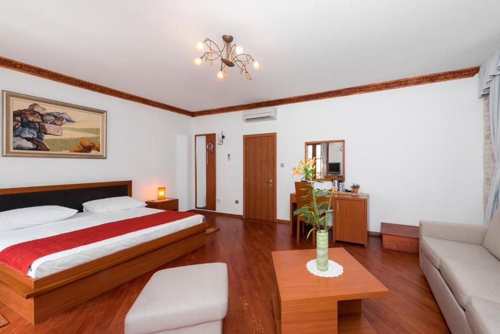 Postel nebo postele na pokoji v ubytování Villa Nora Hvar