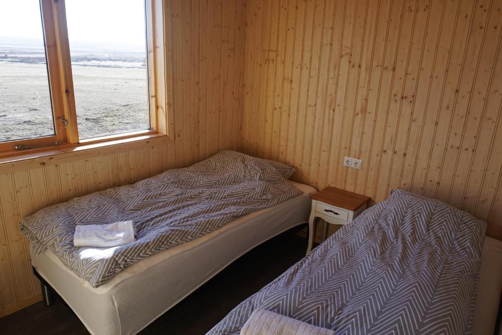 Postel nebo postele na pokoji v ubytování Middalskot Cottages